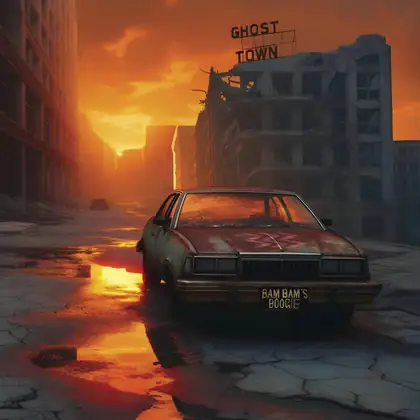 Ghost Town EP by Bam Bam’s Boogie cover