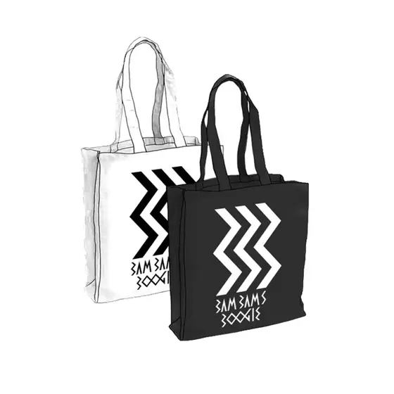 Bam Bam’s Boogie white bag